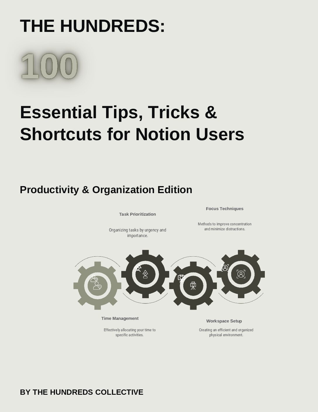 The Hundreds: 100 Essential Tips, Tricks & Shortcuts for Notion Users — Productivity & Organization Edition
